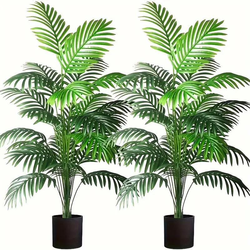 24 Leaves Areca Palm Artificia - Monstera Adansonii 评论和价格